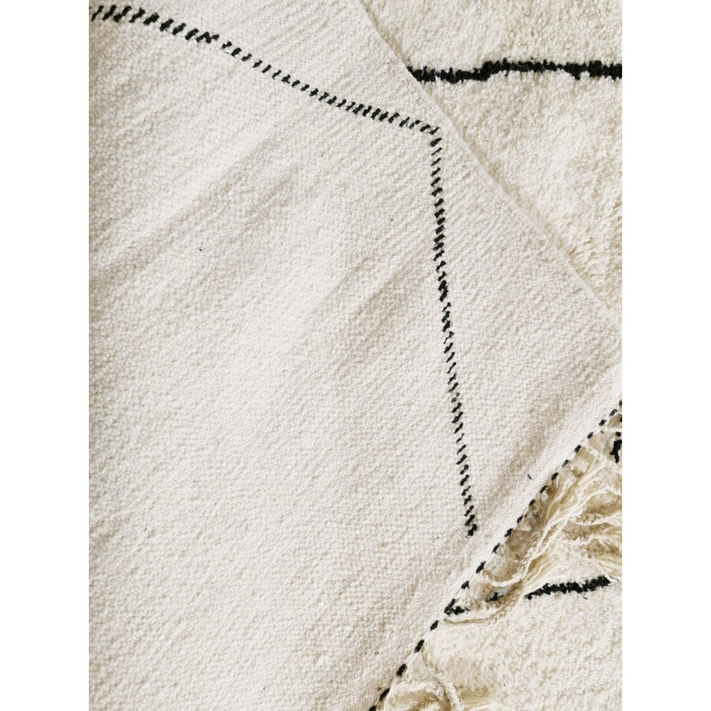 Berber vloerkleed Beni Ouarain zuivere wol 163 x 271 cm