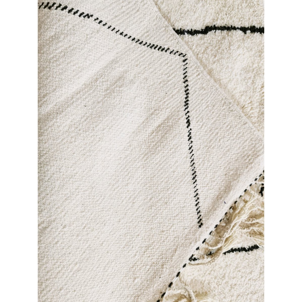 Berber vloerkleed Beni Ouarain zuivere wol 163 x 271 cm