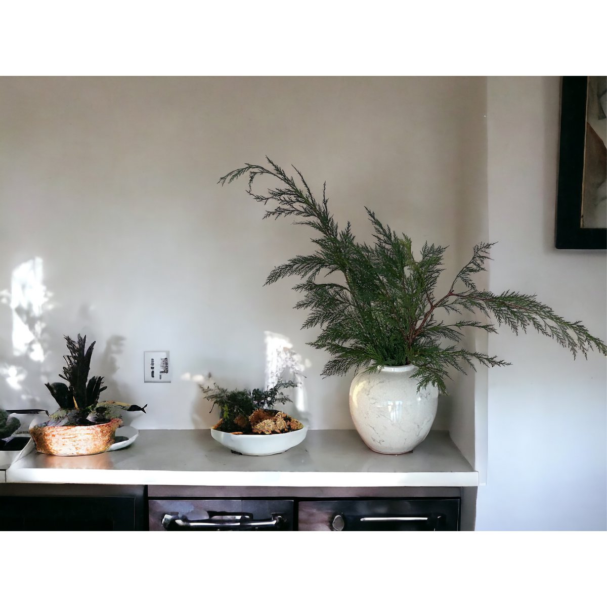 Een gemberpot van Amerikaans porselein, halverwege de 20e eeuw, Wit Klein H*25W*25