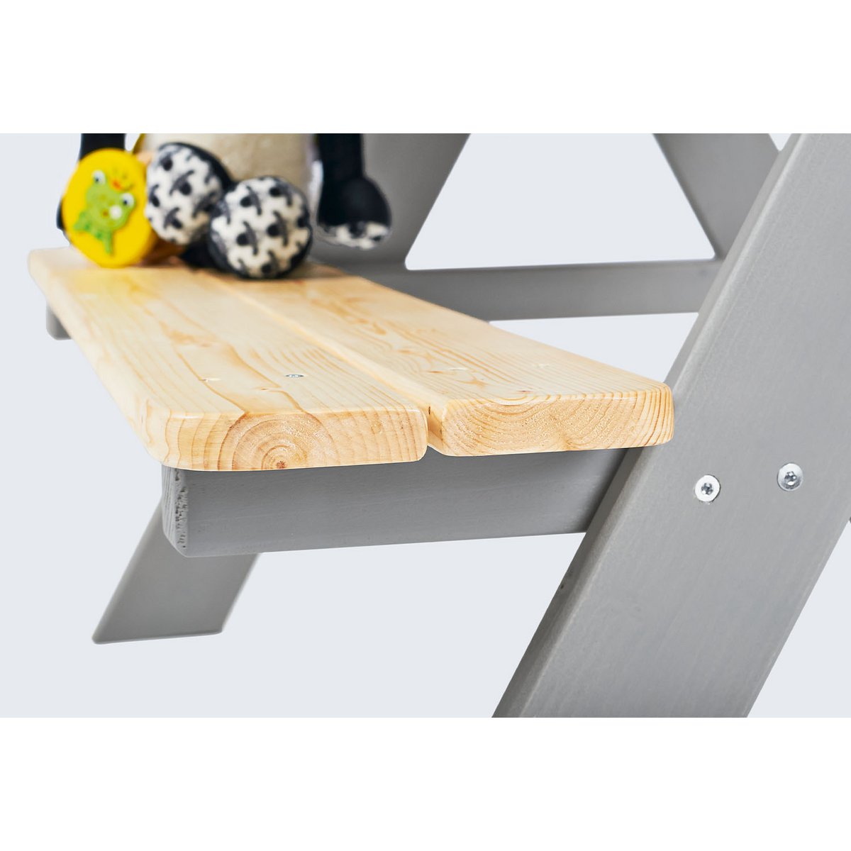 Picknickbank voor kinderen "Nicki For 4", grijs
