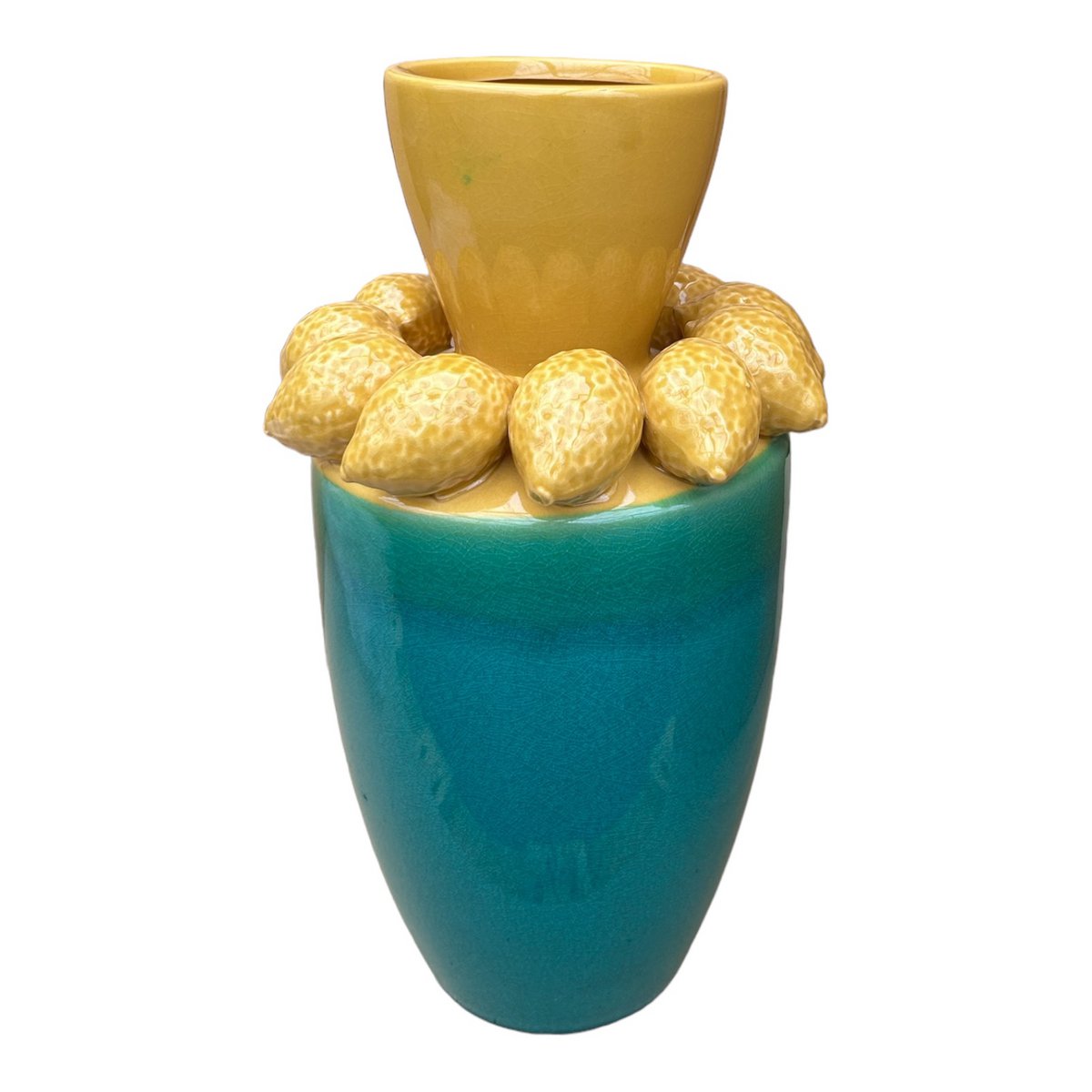 Zijden Bloemen met  Lemon Juice Vase H：37cm