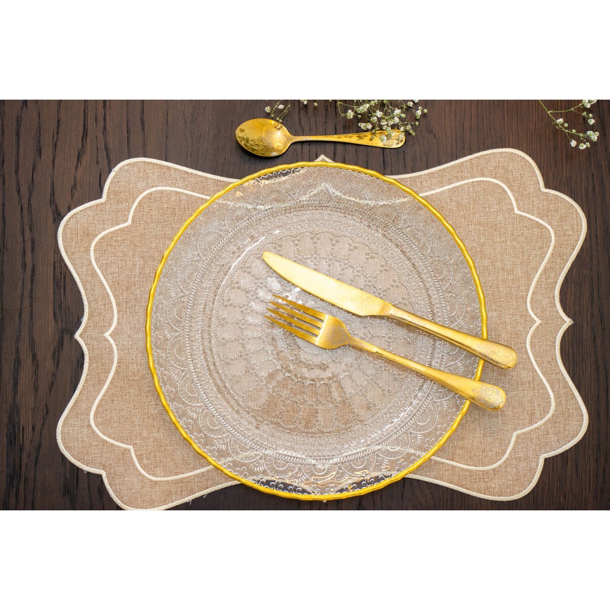 Assiette plaat Goldline 28x28x2.5cm