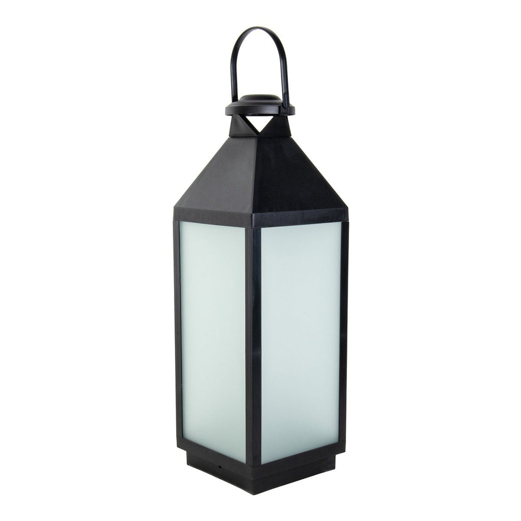 Liv · Glazen decoratielamp — zwart