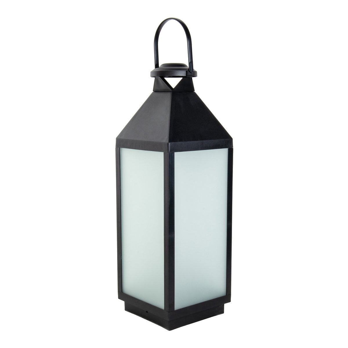 Liv · Glazen decoratielamp — zwart