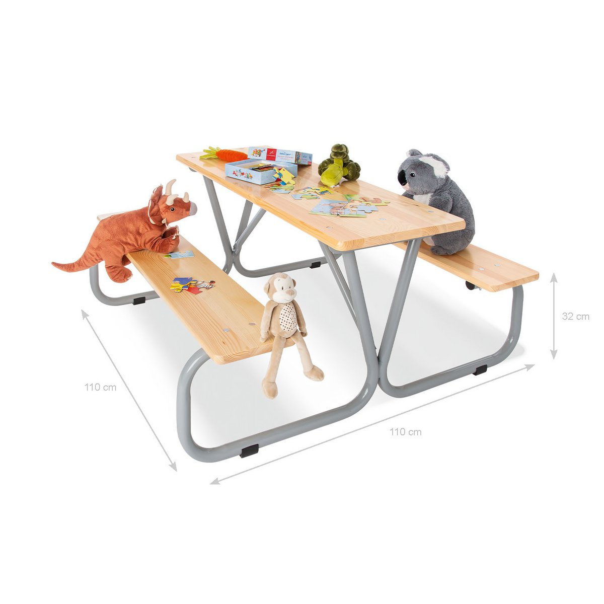 Picknickbank voor kinderen "Michel voor 6"