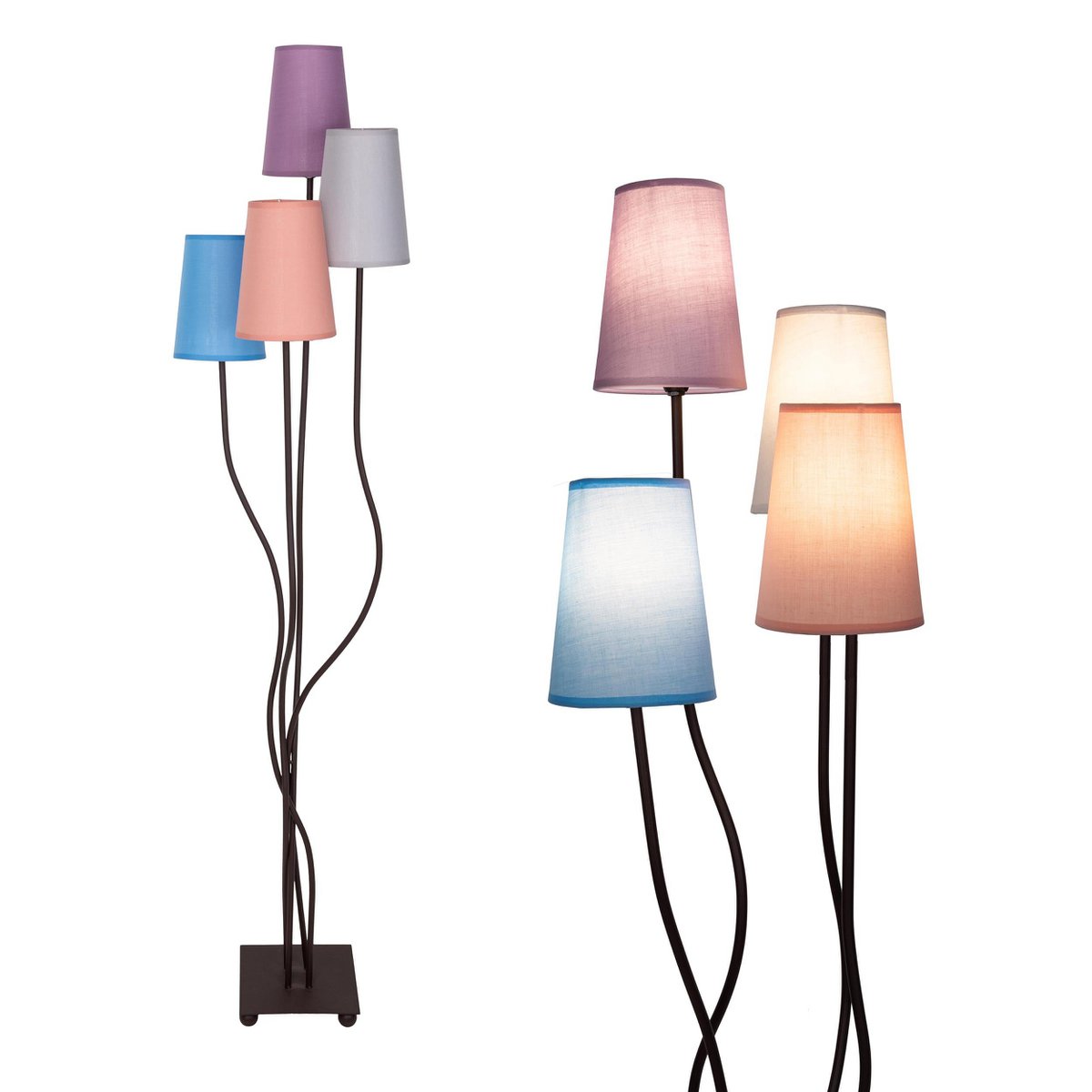 Liv · Vloerlamp met textielen kap