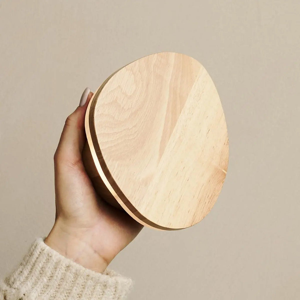 Lulu lichtbruin - draadloos en oplaadbaar wandlicht - dimbare lamp en 3 lichtmodi