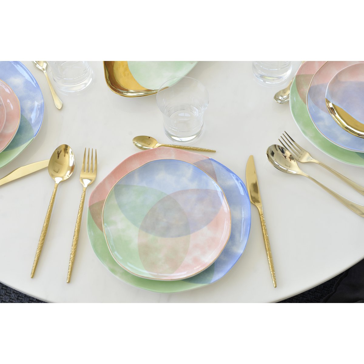 Tricolor-paradise dessertplaat