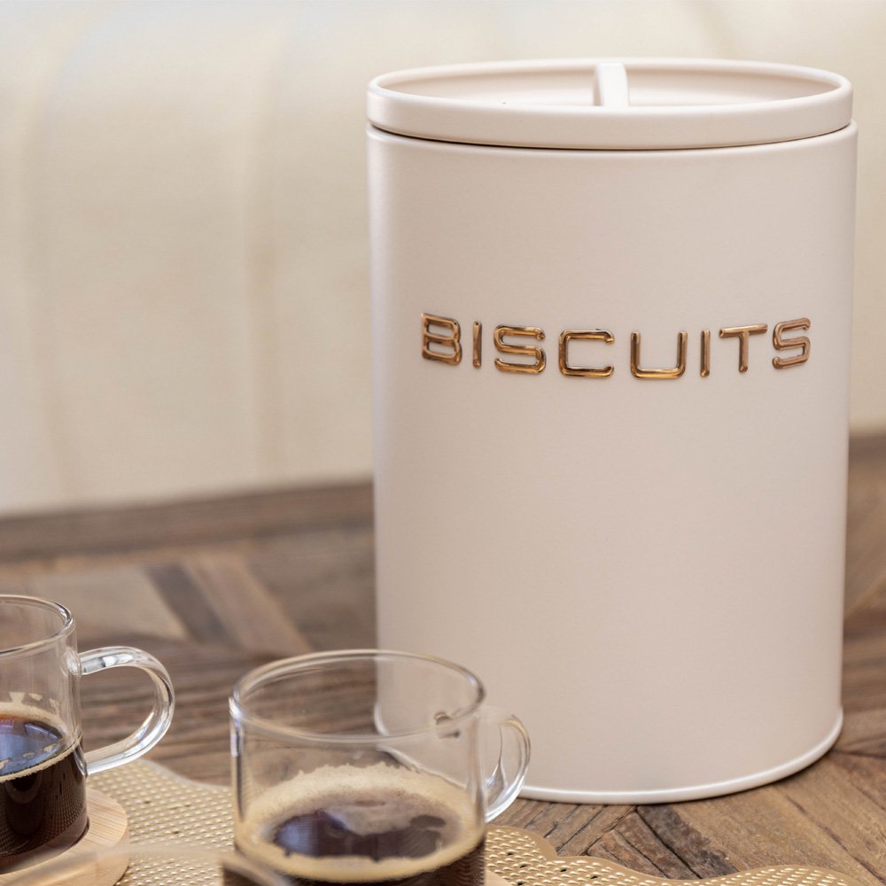 Beige Cookie Box 13.5x13.5x18.5cm