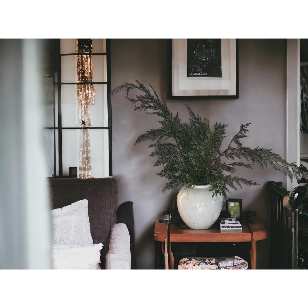 Een gemberpot van Amerikaans porselein, halverwege de 20e eeuw, Wit Klein H*25W*25