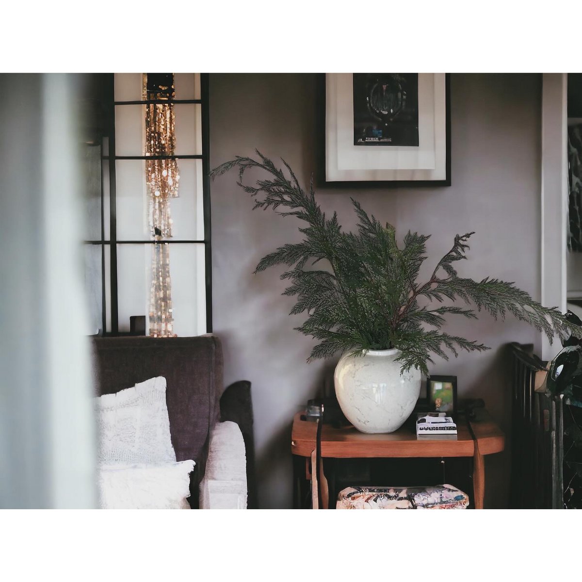 Een gemberpot van Amerikaans porselein, halverwege de 20e eeuw, Wit Klein H*25W*25