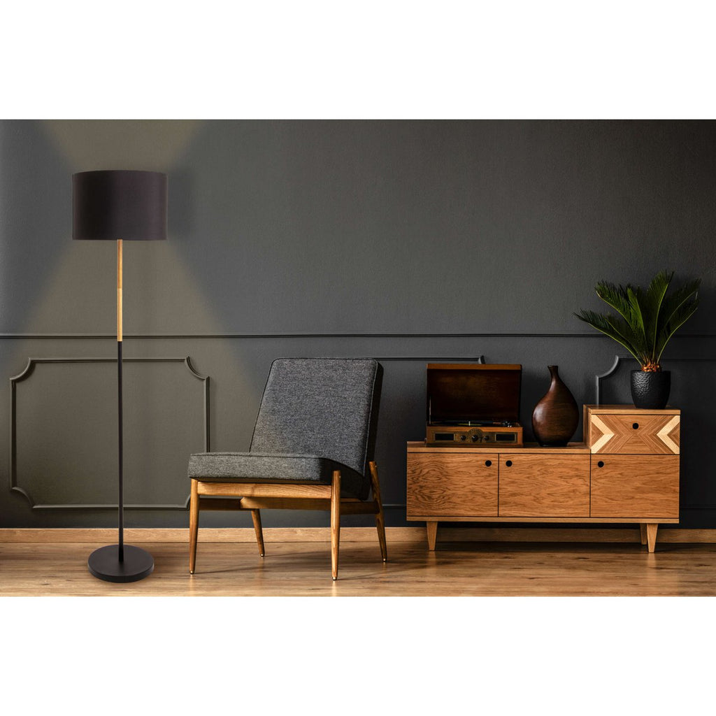 Liv · Vloerlamp — zwart