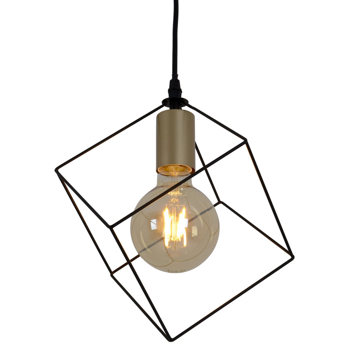 Liv · Metalen hanglamp — zwart