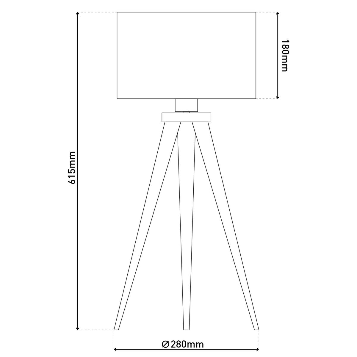 Liv · Driepoot vloerlamp
