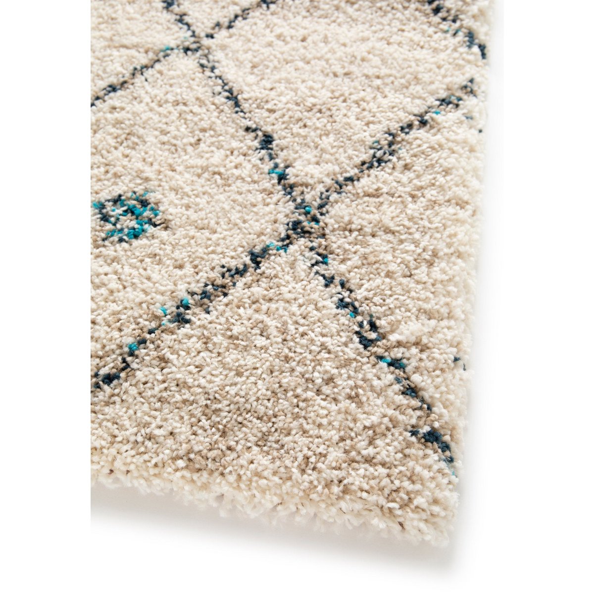 Zachte en volumineuze etnische ruige tapijten diamant