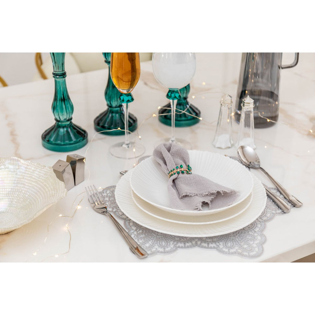 Huisvrouw 24 kamers zilveren briljant