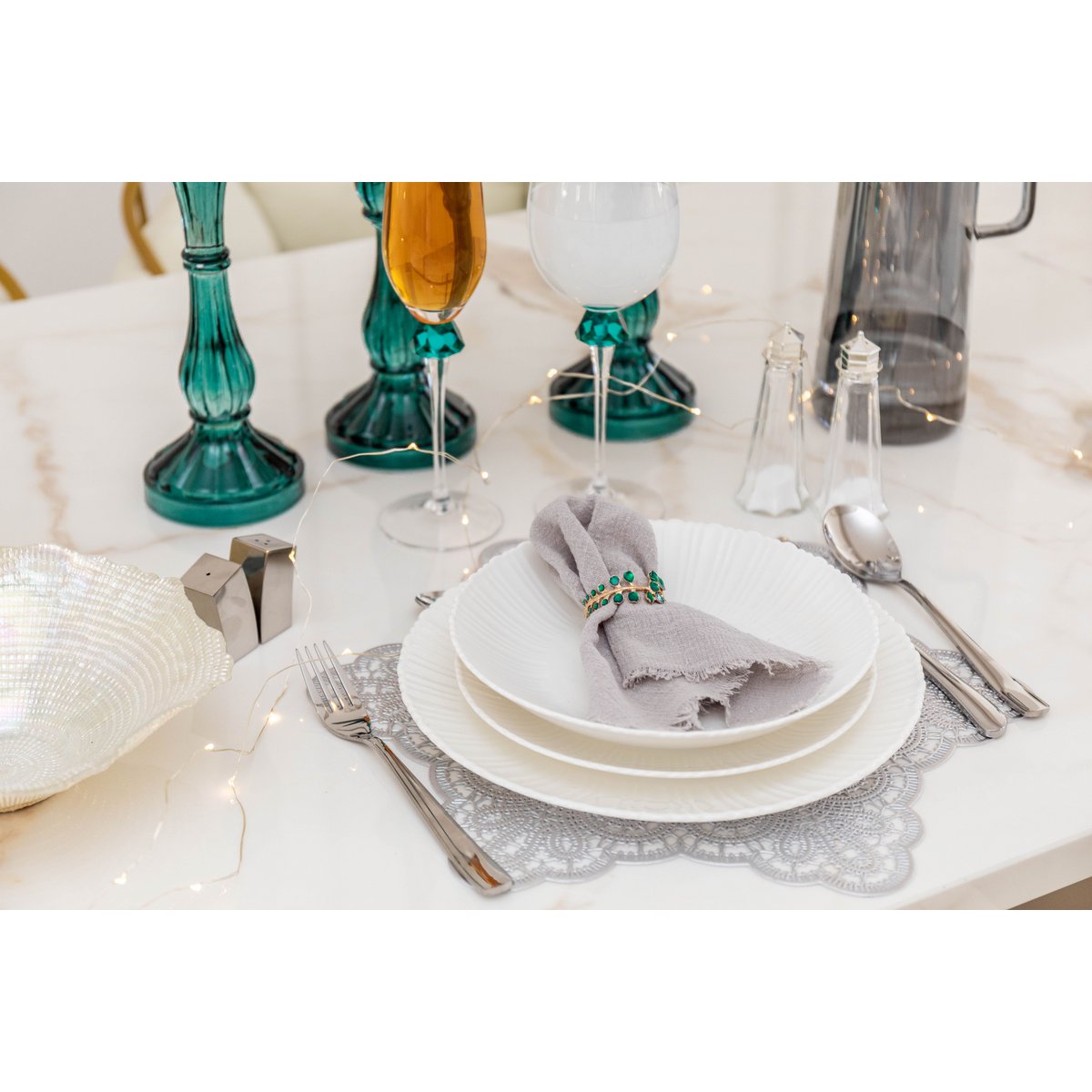 Huisvrouw 24 kamers zilveren briljant