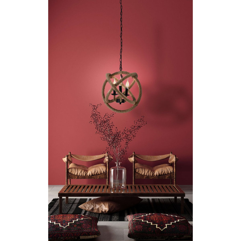 Liv · Metalen hanglamp — zwart