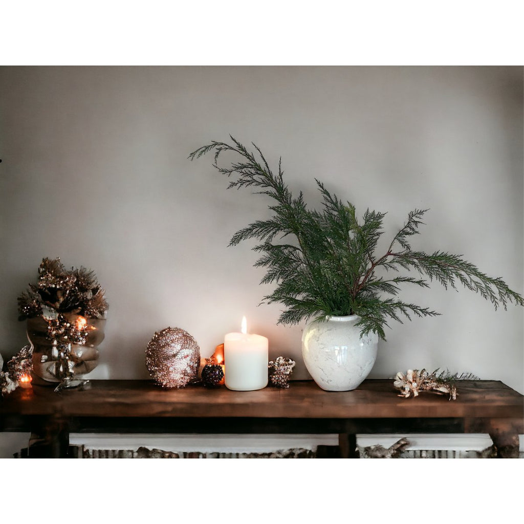 Een gemberpot van Amerikaans porselein, halverwege de 20e eeuw, Wit Klein H*25W*25