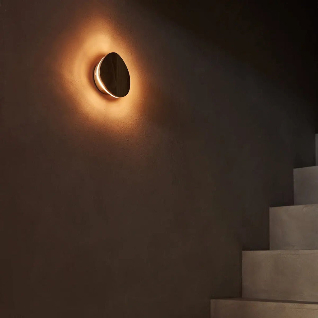 Lulu lichtbruin - draadloos en oplaadbaar wandlicht - dimbare lamp en 3 lichtmodi