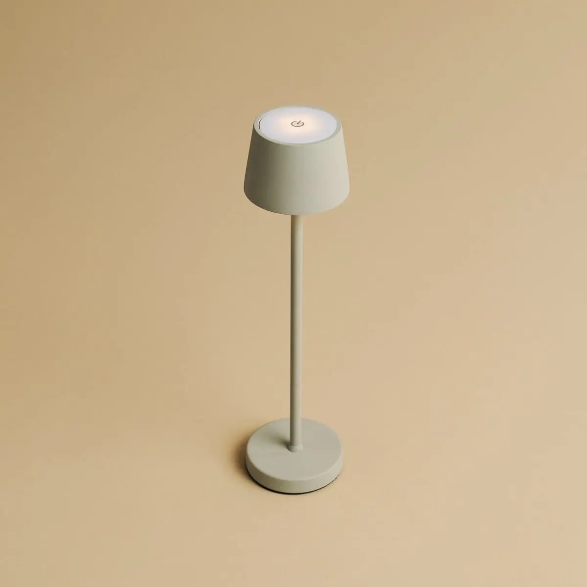 Vondel Mini Shadow Gray Oplaadbare en draadloze lamp perfect voor horeca -industrie - draadloos oplaadbaar via laadstation