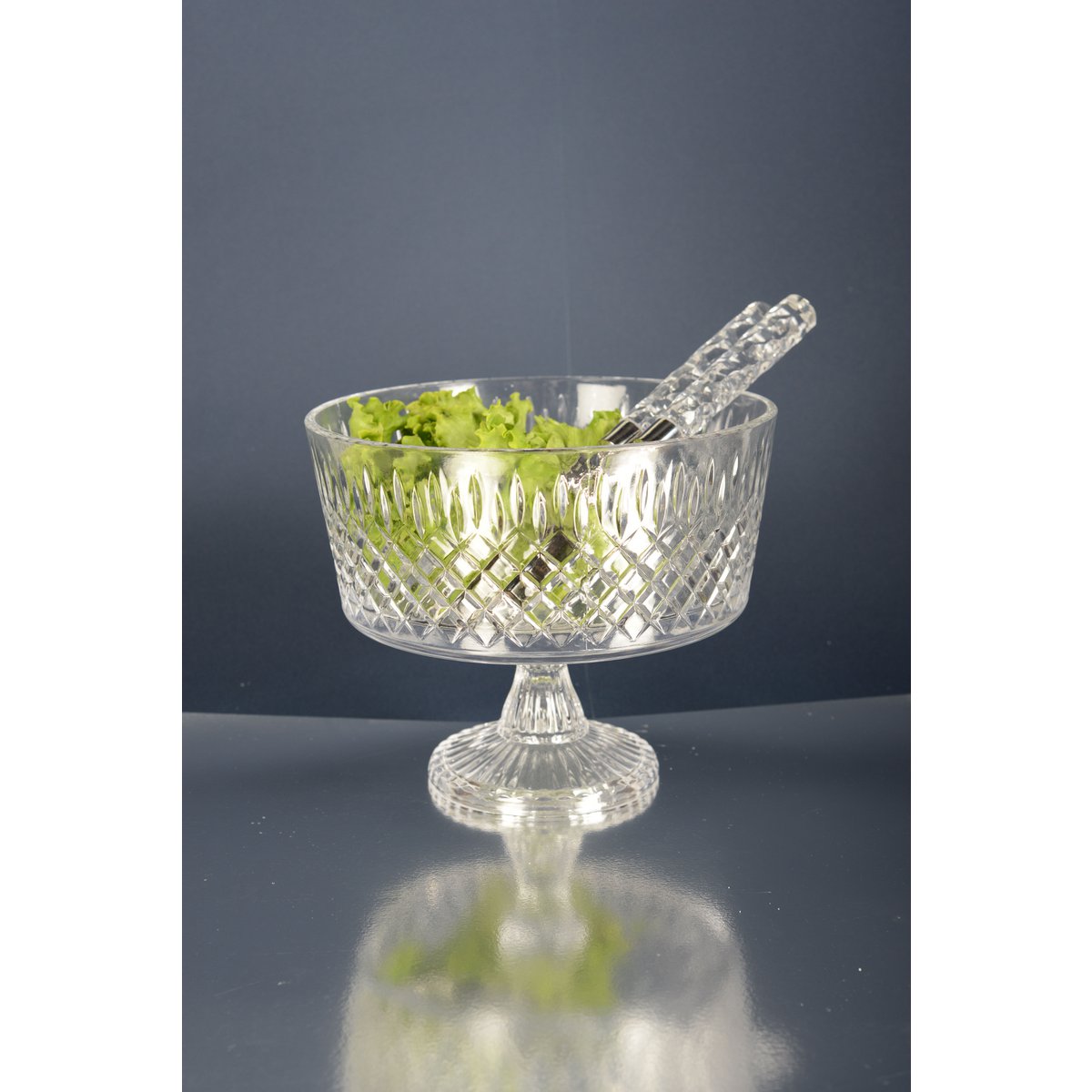 Hammered Silver Salad bestek