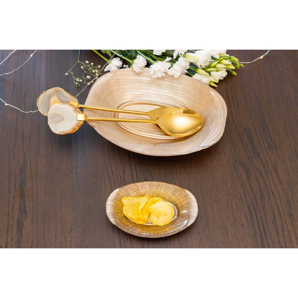 Gouden salade covers pierre agate beige