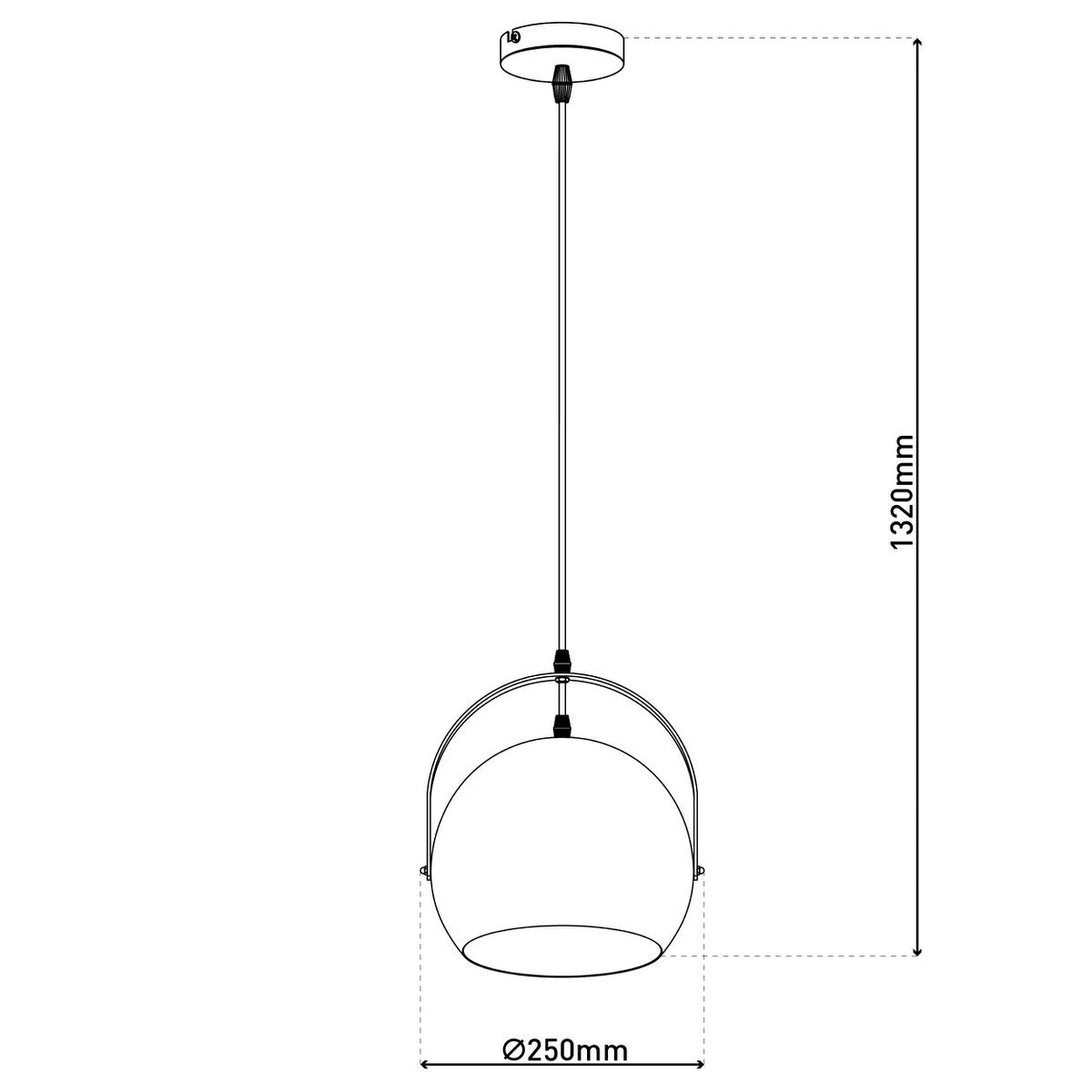 Liv · Houten hanglamp