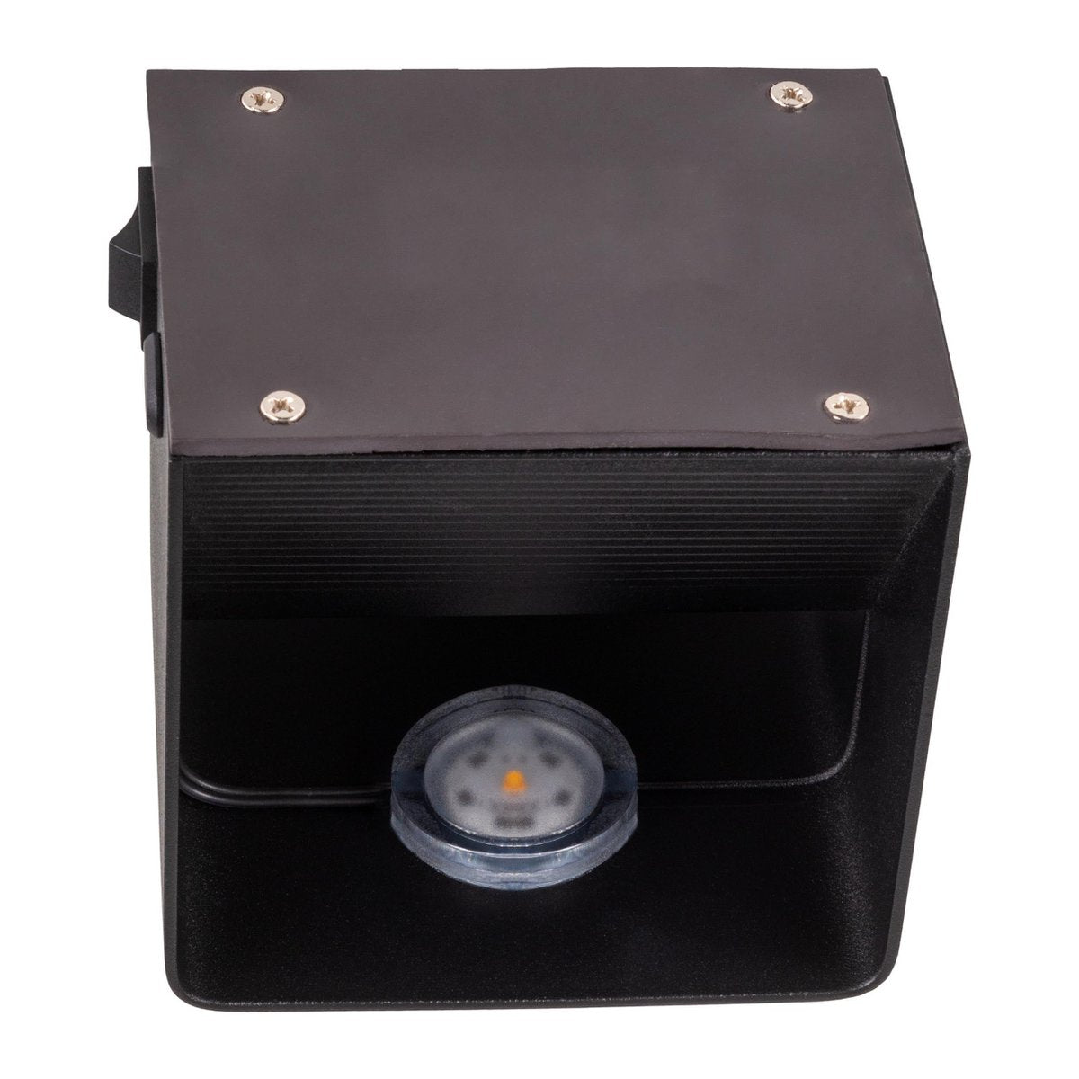 Liv · Metalen wandlamp — zwart