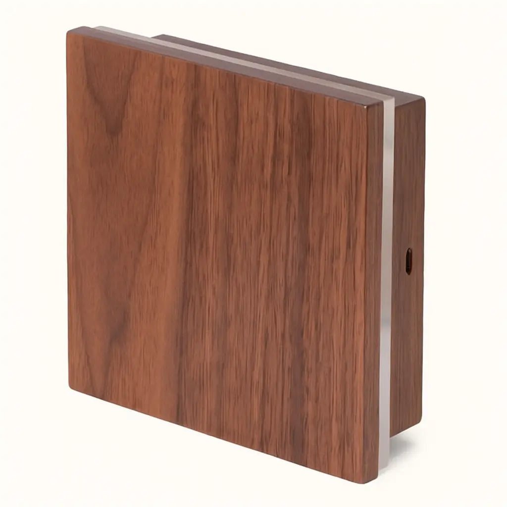 Lane Walnut draadloos wandlicht - oplaadbaar, dimbare, duurzame en 3 lichte modi