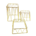 Golden Square Buffet Suppels - Set van 3