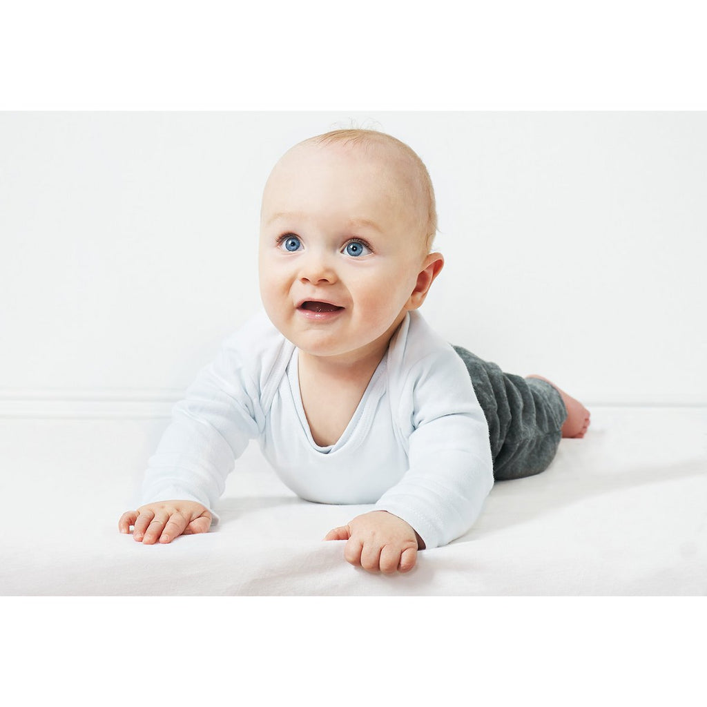 Jersey gemonteerde vellen voor wieg, add-on bedden en kinderwagens in Twin Pack, wit