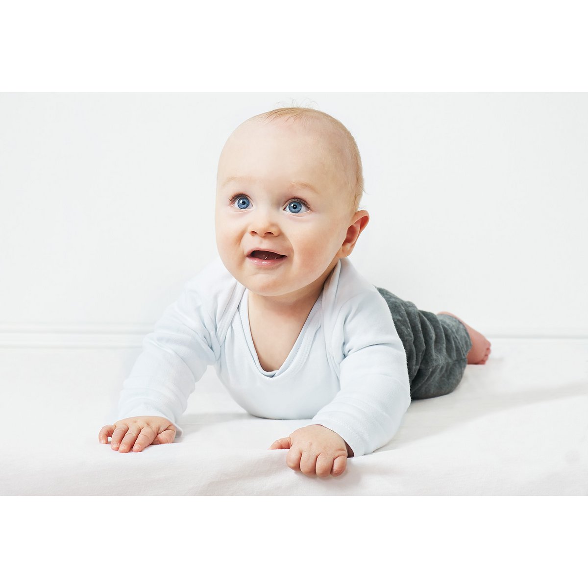 Jersey gemonteerde vellen voor wieg, add-on bedden en kinderwagens in Twin Pack, wit