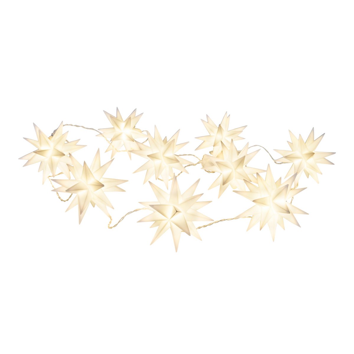 9 serie buiten LED Kerstmis lichte keten 3D-sterren /kerstlichten-wit