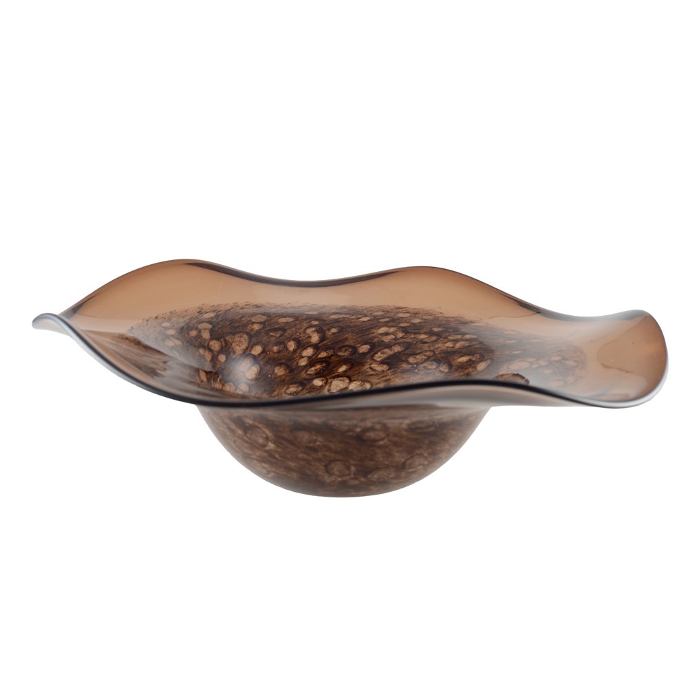 40x40x10cm bruine decoratieve snit