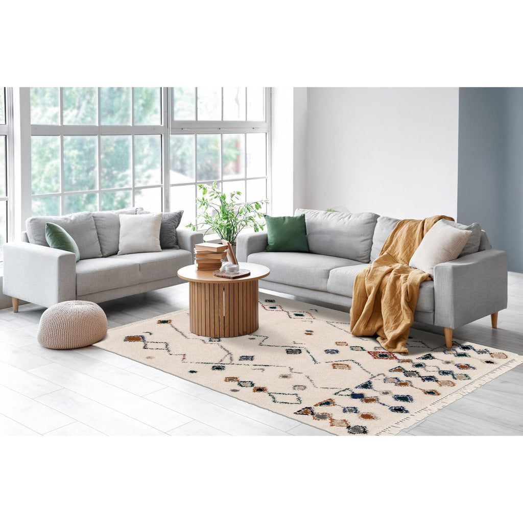 Etnisch tapijt met franjes Inspiratie Bedouine Mogador