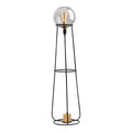 Liv · Messing vloerlamp — zwart