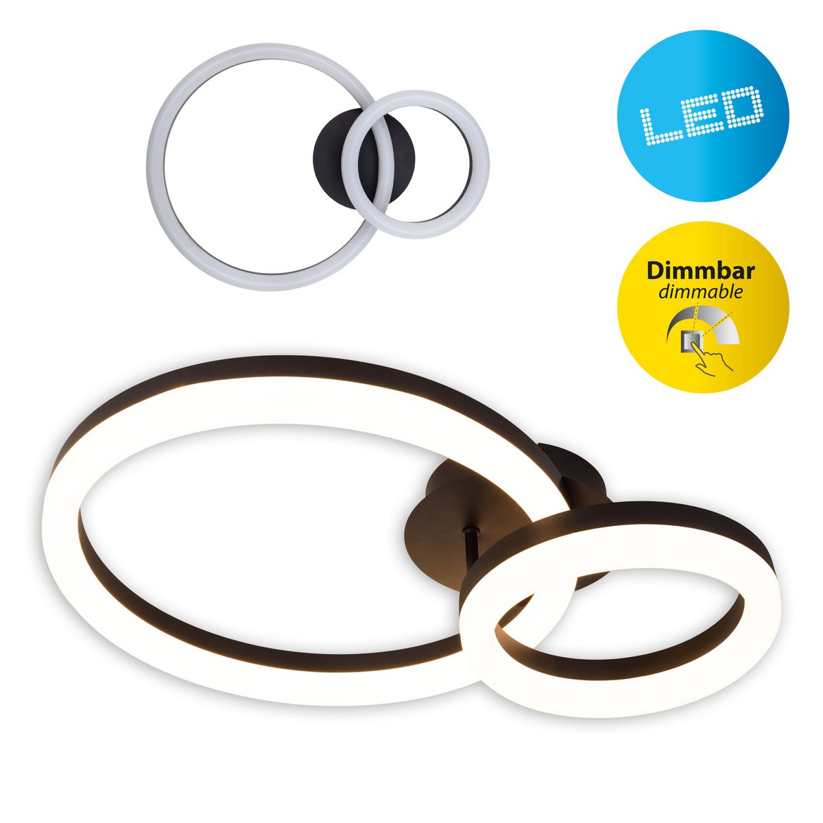 Liv · Plafondlamp — zwart
