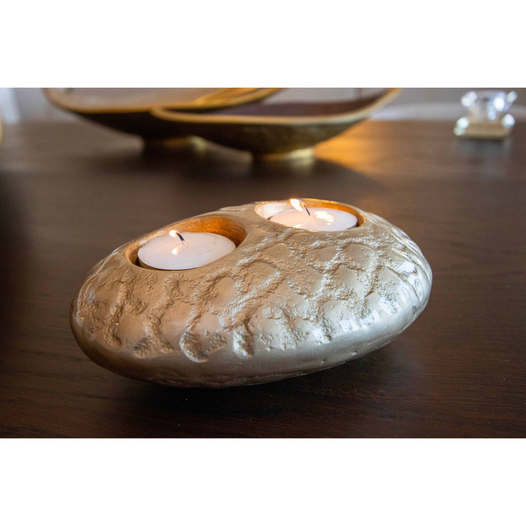 15x11x5.5 cm dubbele aluminium zandkaarslichter