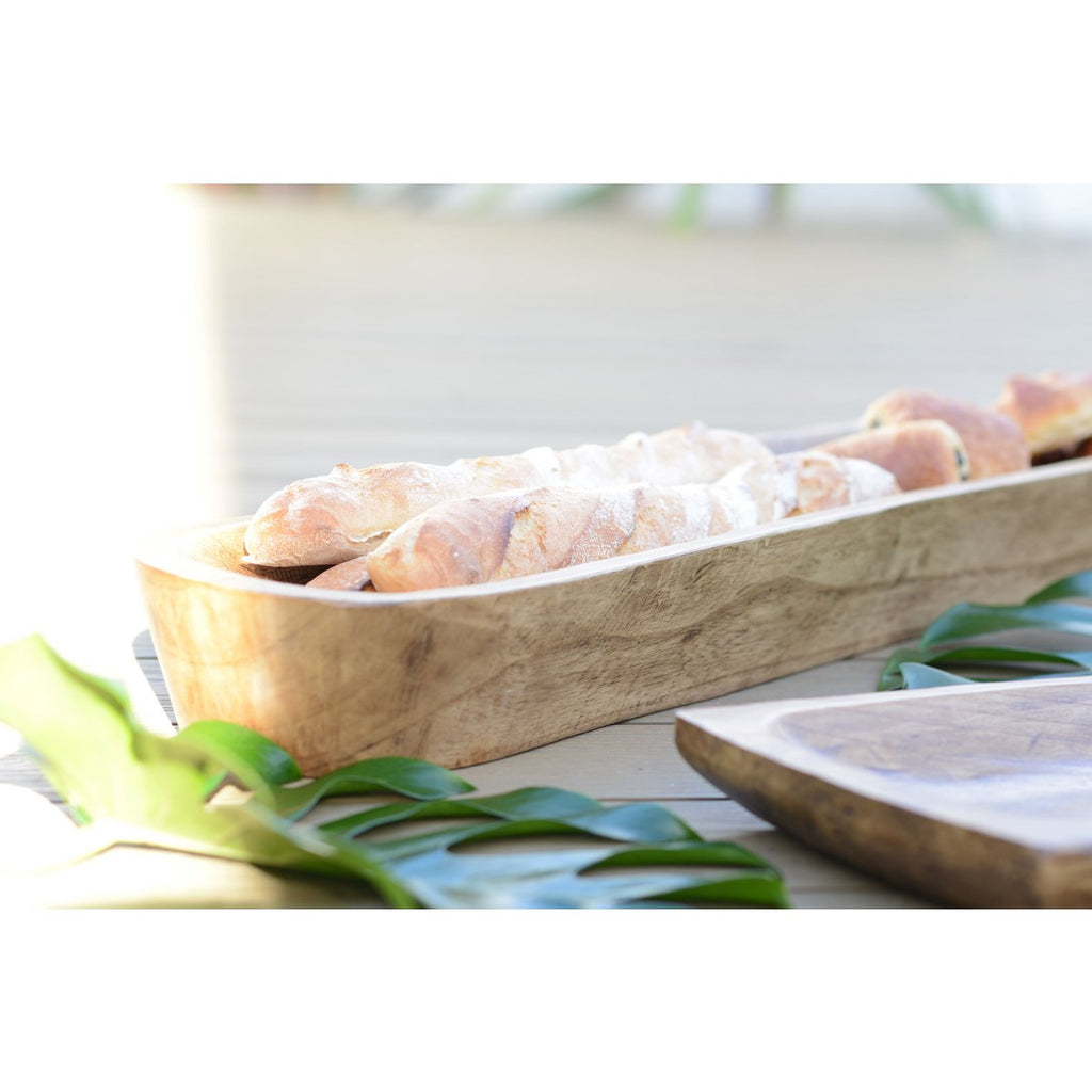 Houten decoratieve snit 100x22x10cm