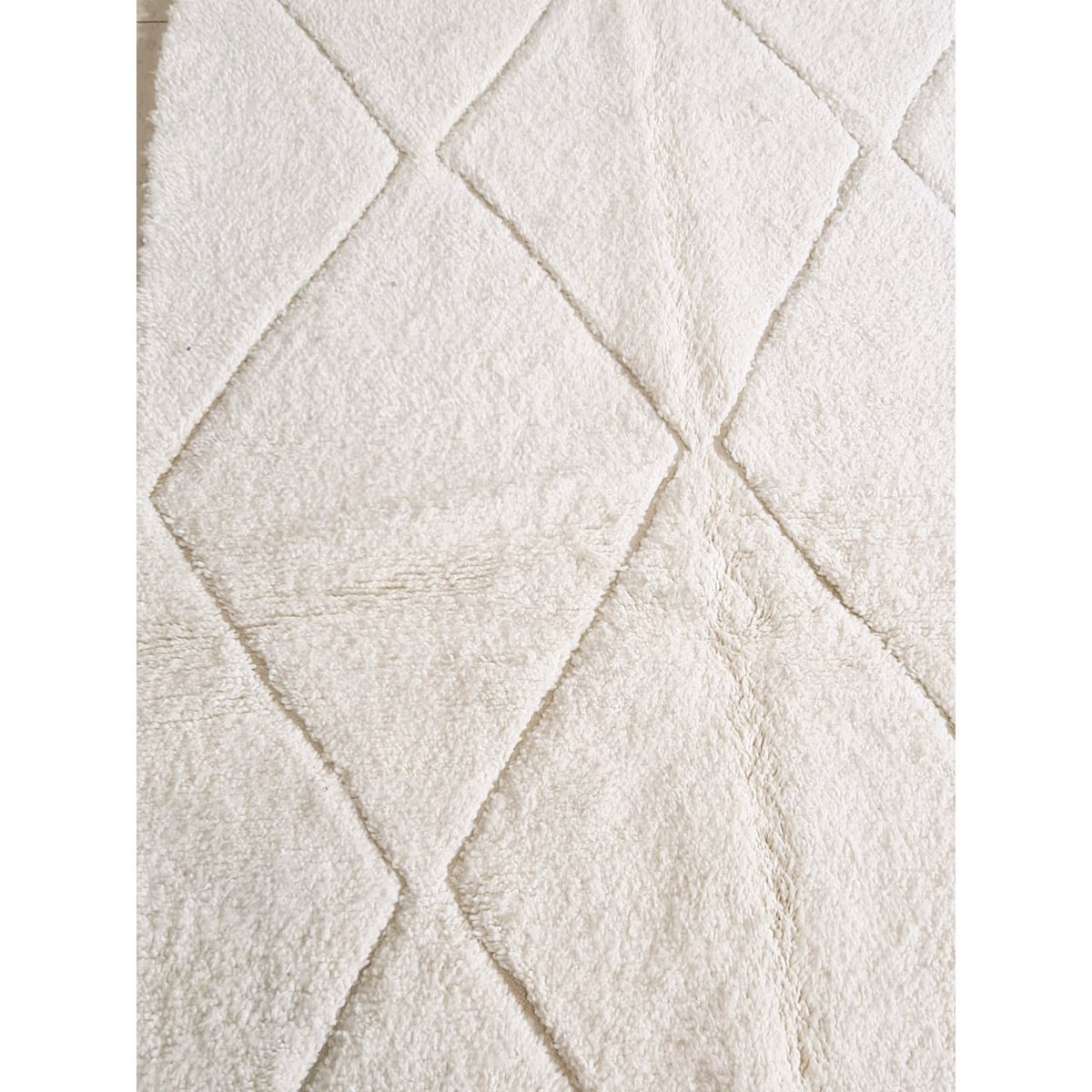 Berber vloerkleed Beni Ouarain zuivere wol 153 x 264 cm