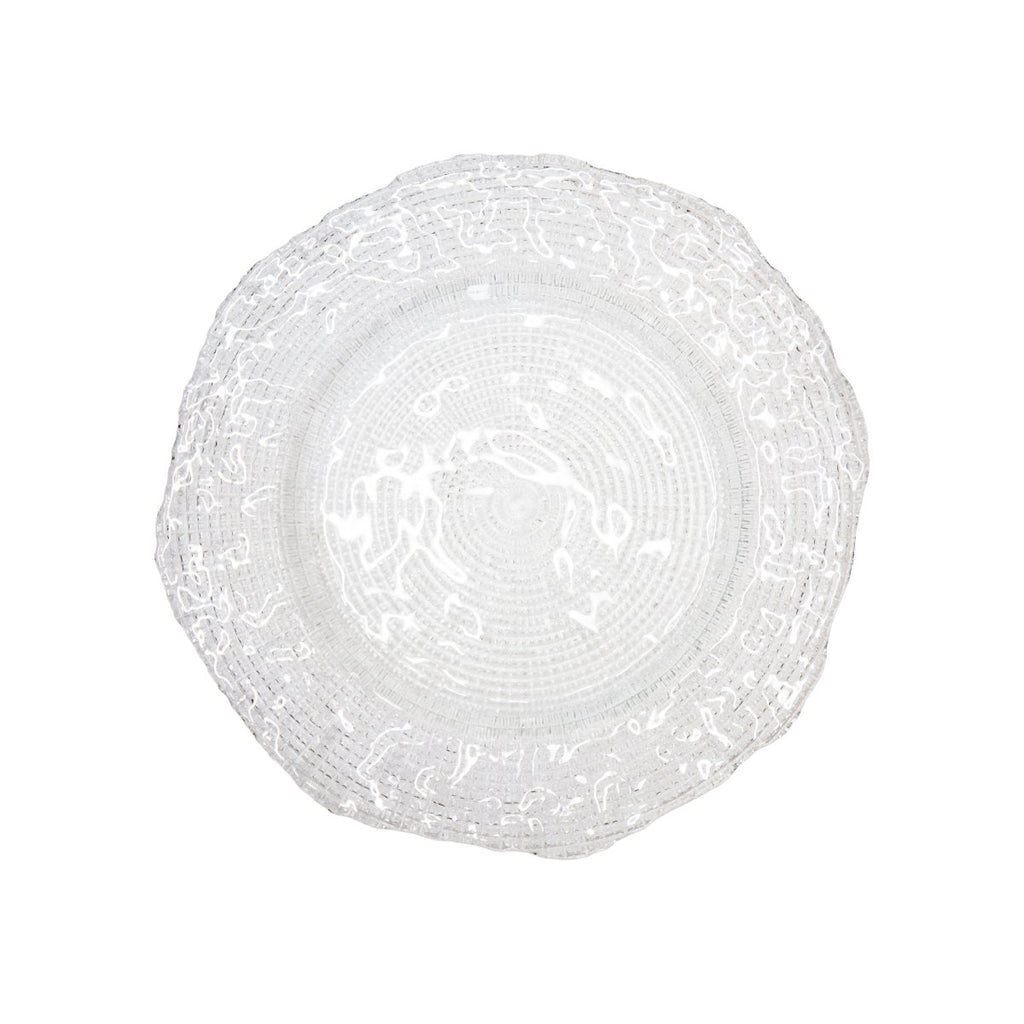 Transparante serviceplaat 33 cm