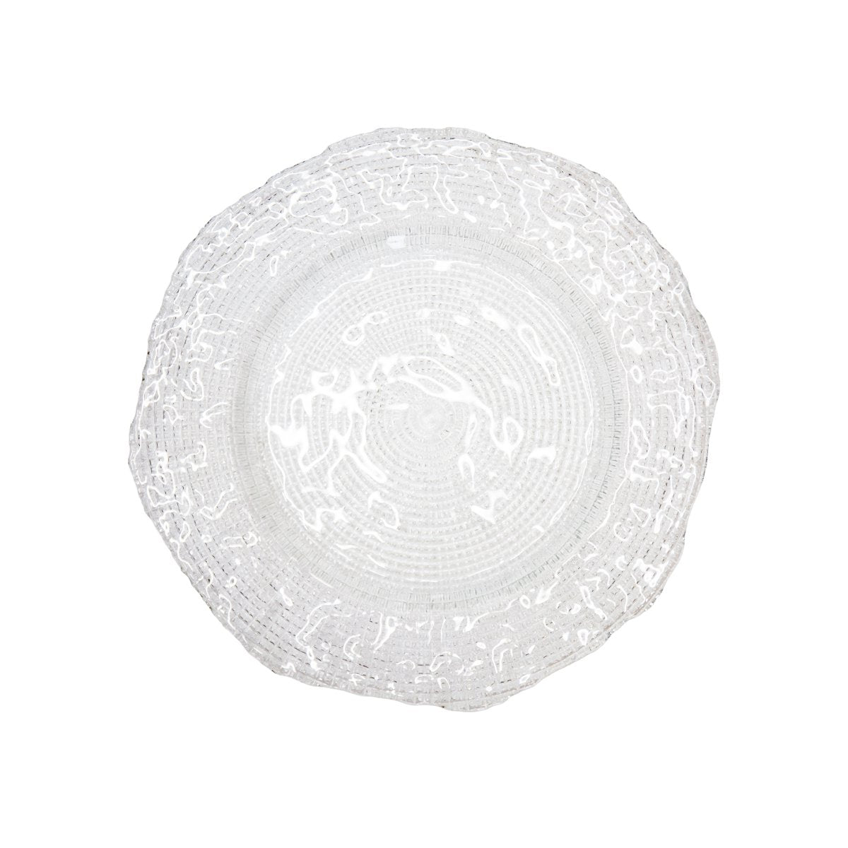 Transparante serviceplaat 33 cm