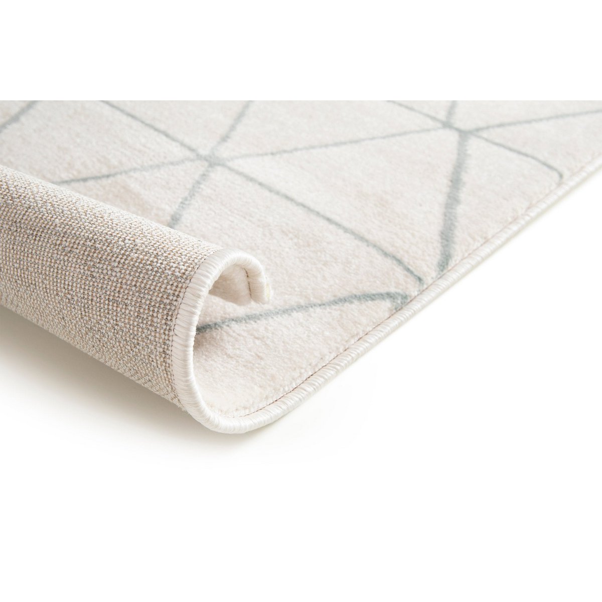 Geometrisch tapijt met RAS in fluweel isocele polypropyleen