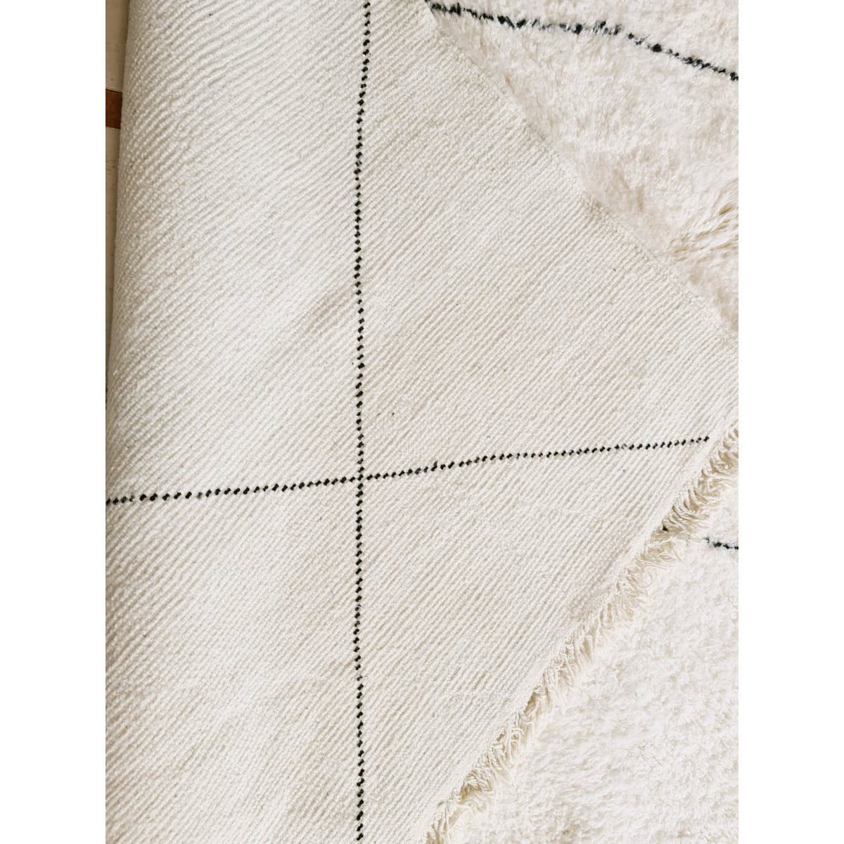 Berber vloerkleed Beni Ouarain zuivere wol 210 x 300 cm