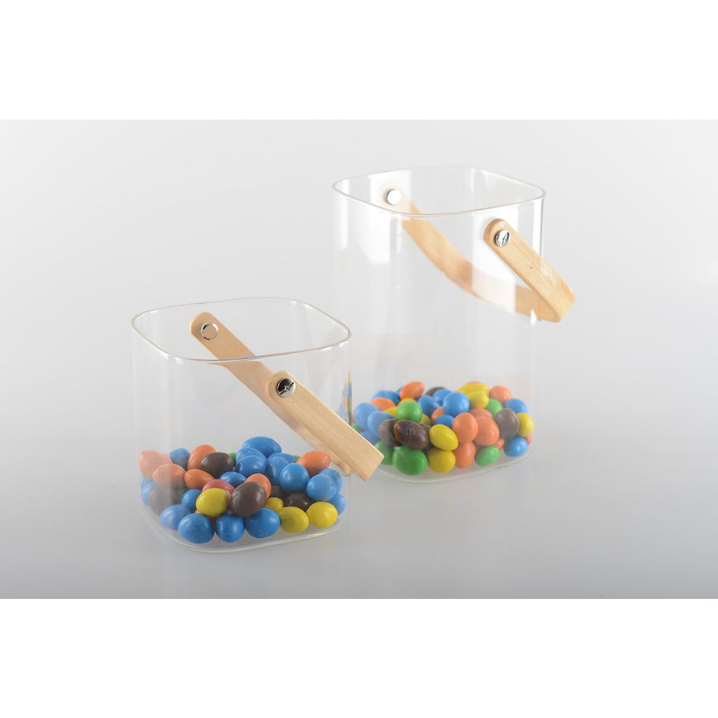 IJsemmer met houten handgreep 11,5x11x11cm