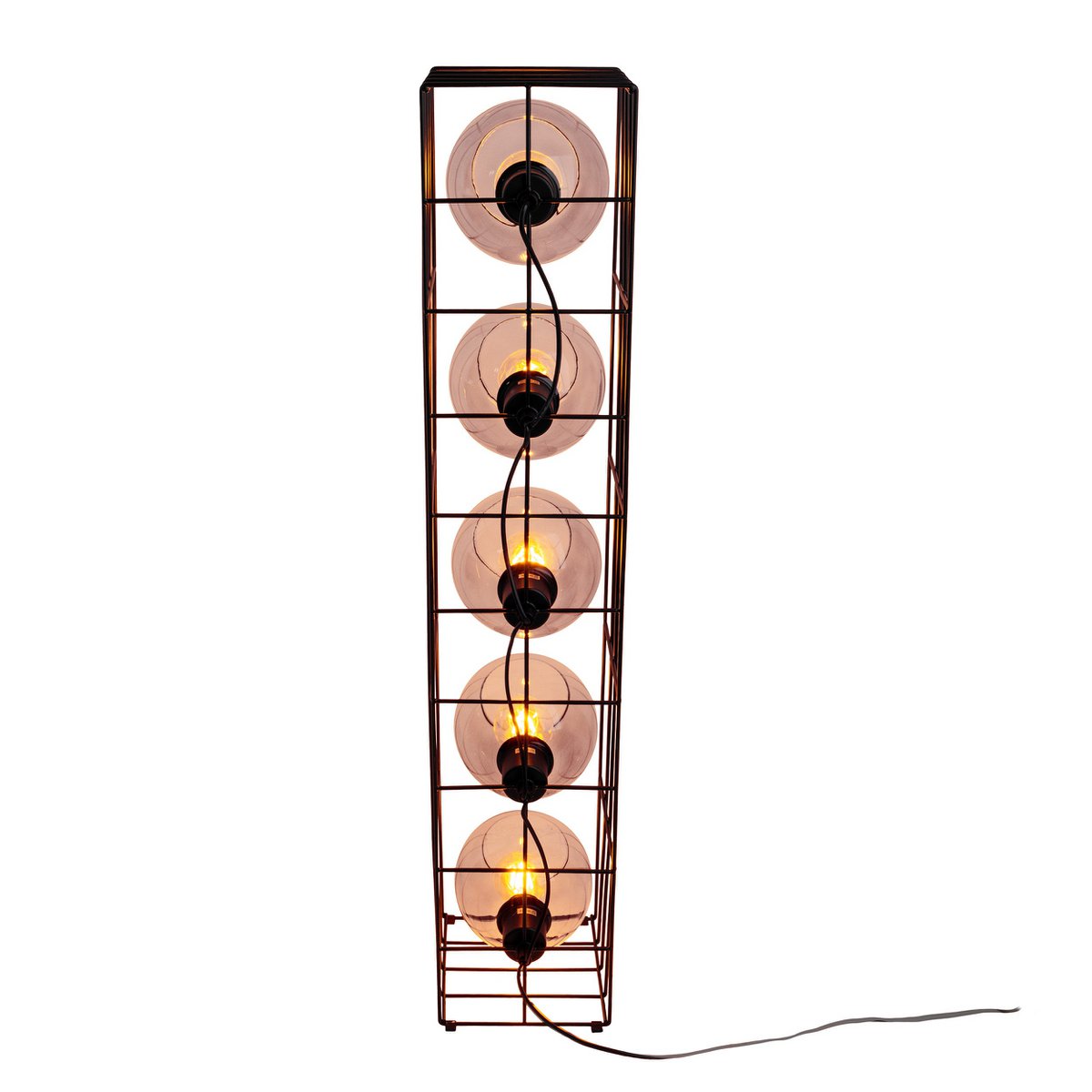 Liv · Metalen vloerlamp — zwart