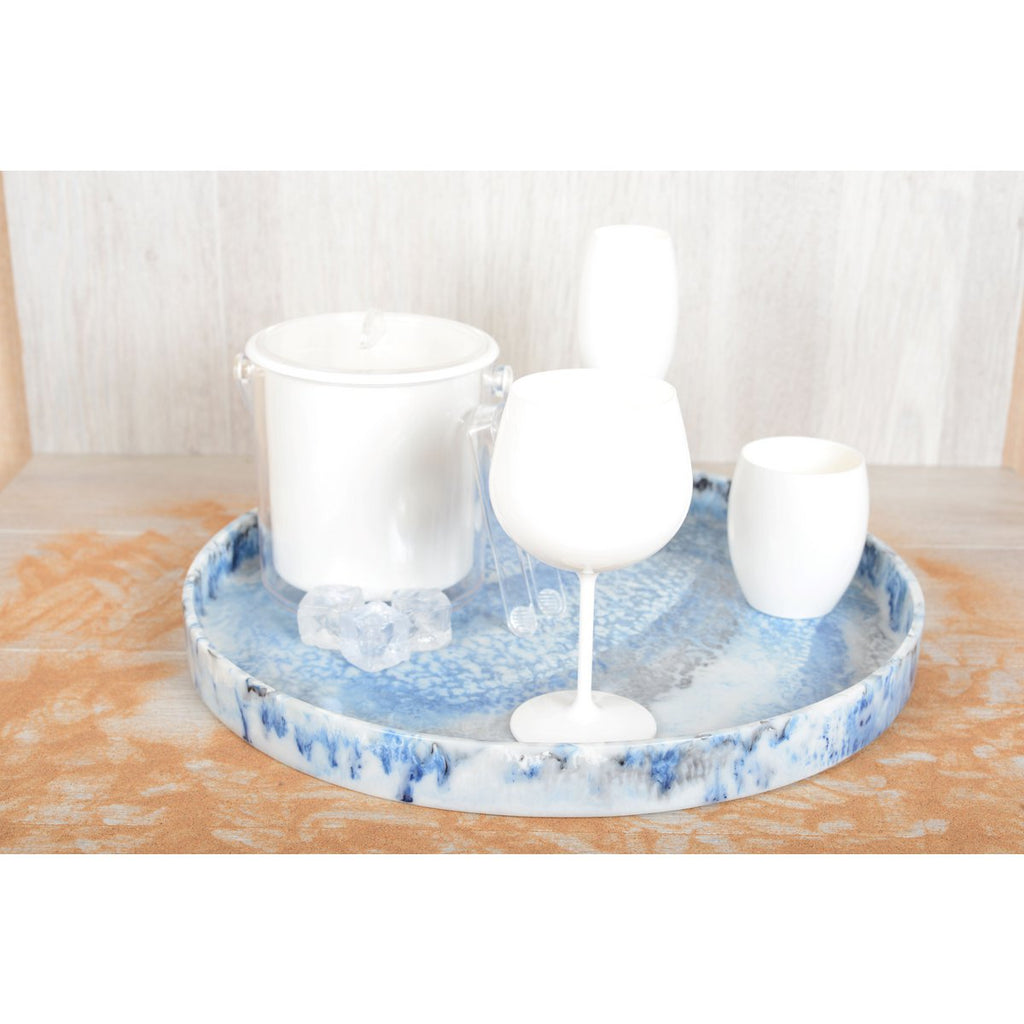 Witte wijnglazen in 460 ml acryl - veel 6