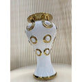 Gouden 4 cirkelvaas XL（CV11620-14wit wit)