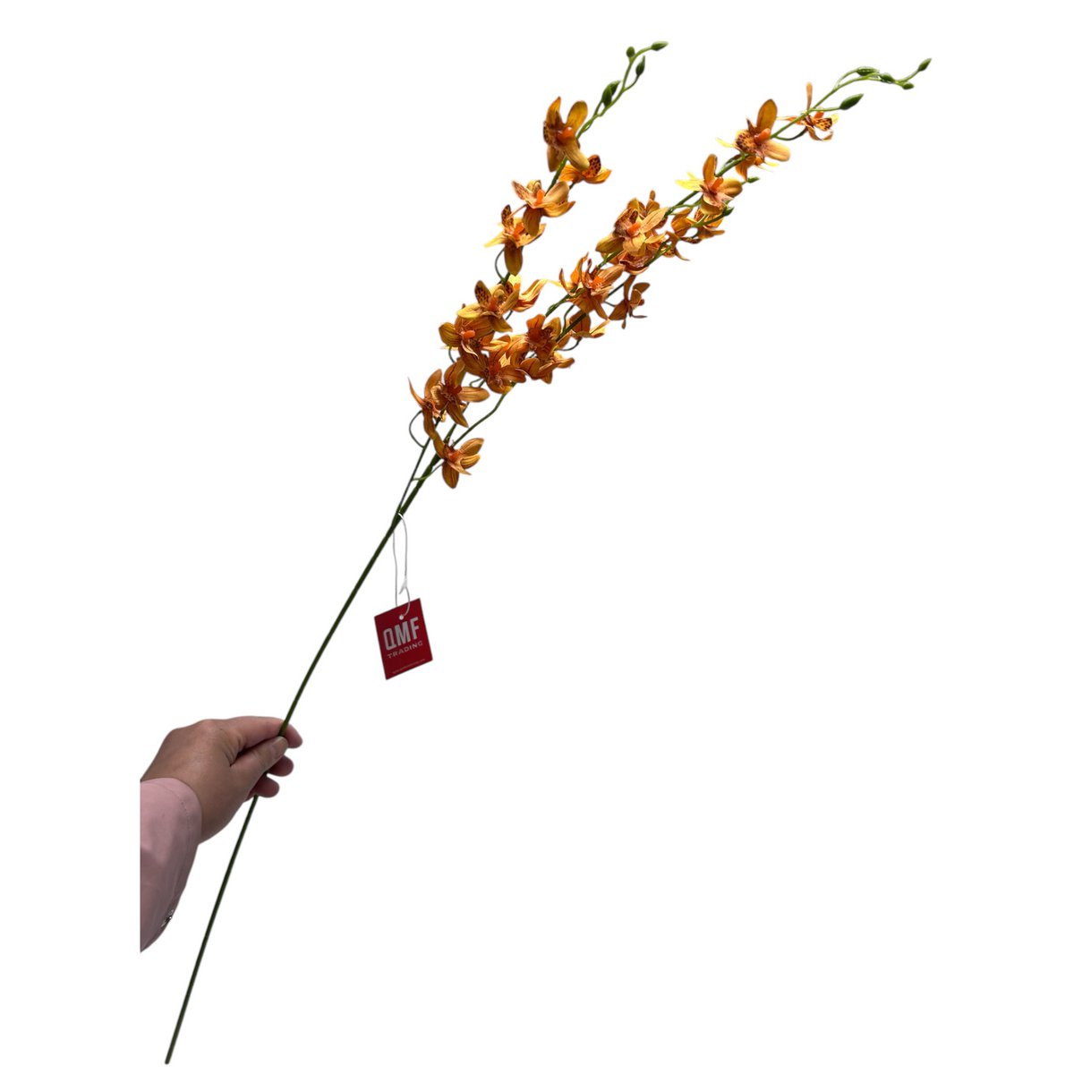 Yellow Phalaenopsis | Zijden kunstbloem | Lengte 100 1pcs
